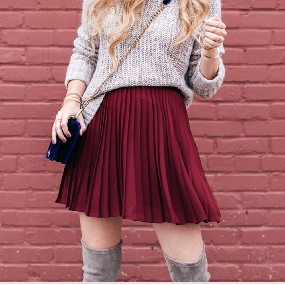 Express pleated skirt NEW